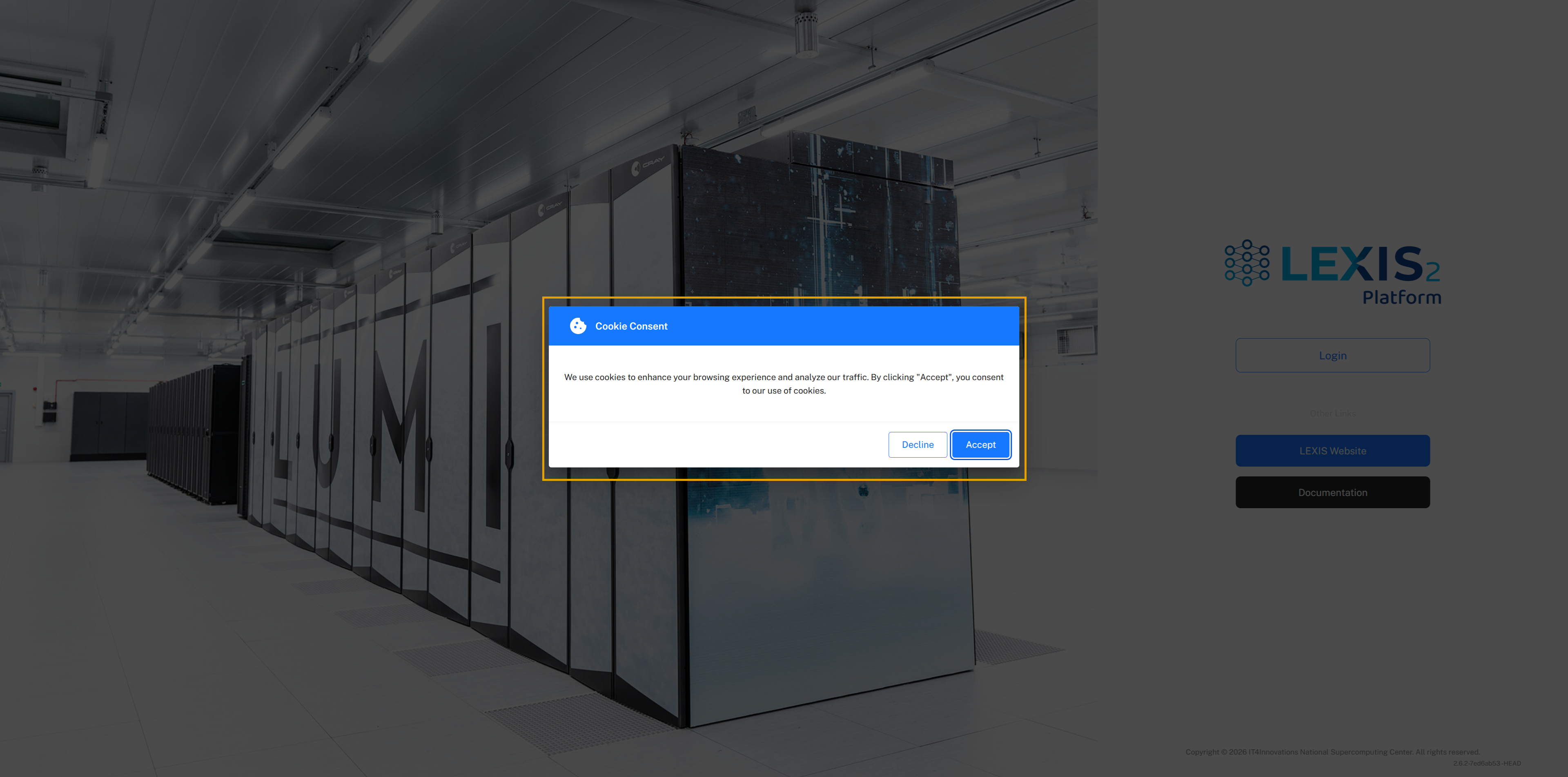 Landing page