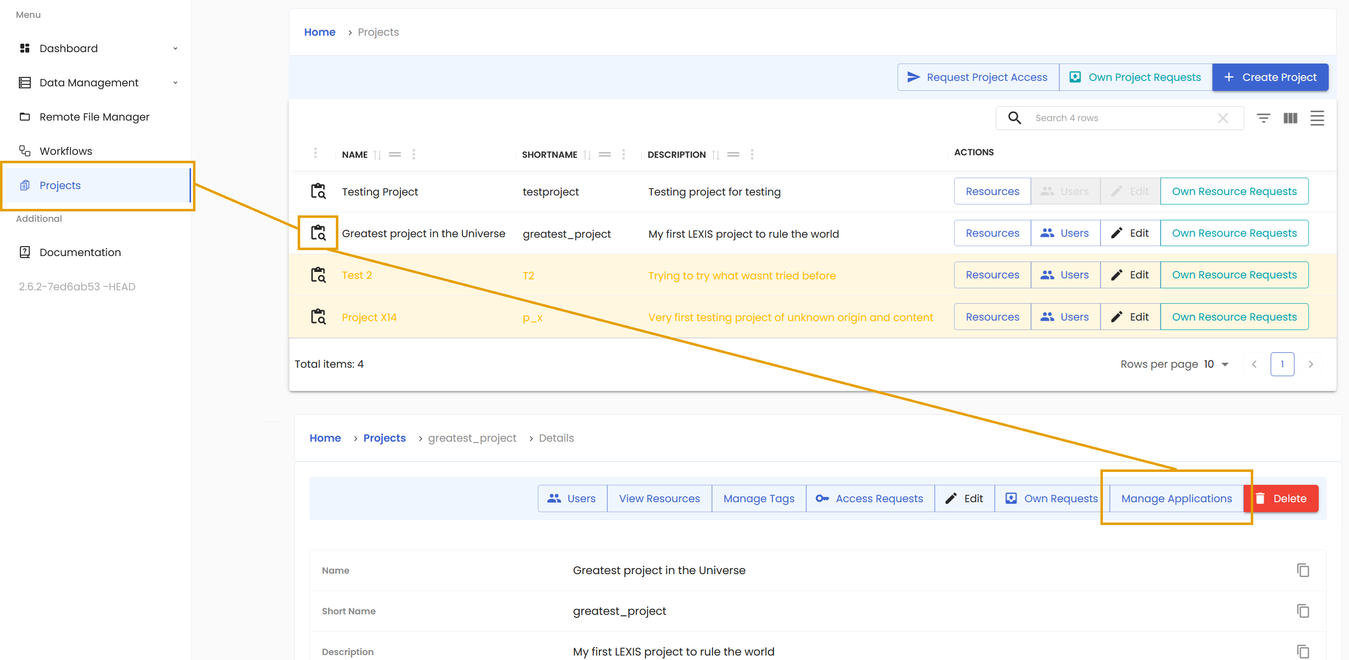 way to manage templates button